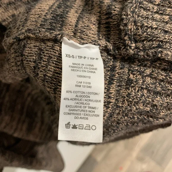 Dynamite brown open cardigan size Xs-S - Picture 6 of 6